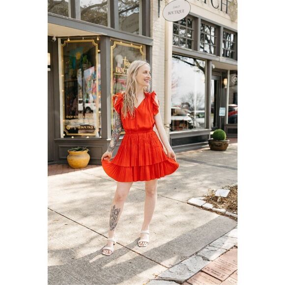 Reset By Jane Gabrielle Red Dress size S NWOT - Picture 1 of 7